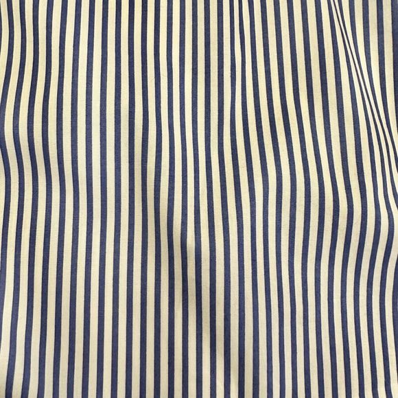 J. Crew Factory One Shoulder Top Stripe J0838 $54.50 Cotton Blend Blue White, 8 - Picture 10 of 13